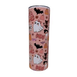 Halloween Themed Pink Tumbler NWT